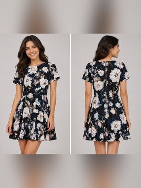 Eliza J Floral Mini Dress